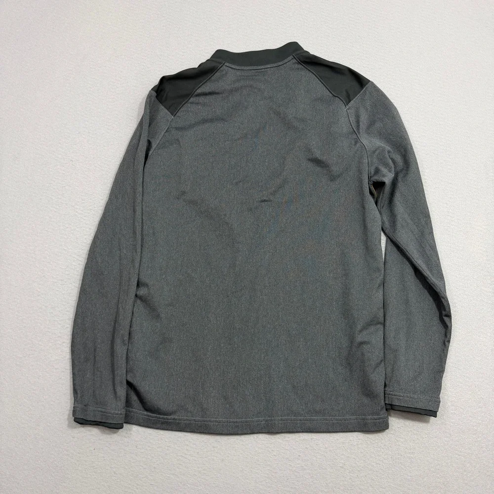 Jordan Pullover Mens Large Gray Michigan Wolverines 1/4 Zip Dri-Fit 34451X-MC7